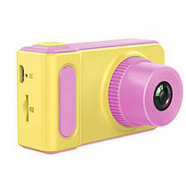 Дитячий цифровий фотоапарат Smart Kids Camera V7 baby T1. Колір рожевий, фото 3