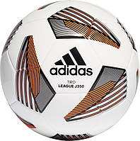 М'яч футбольний Adidas JR Tiro League, білий/жовтогарячий, 5