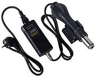 JCD8858 kit, термоповітряна паяльна станція, з додатковими насадками для паяння пластику, фото 7