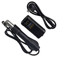 JCD8858 kit, термоповітряна паяльна станція, з додатковими насадками для паяння пластику, фото 3