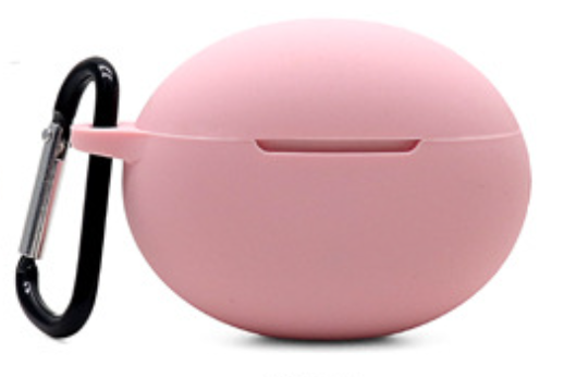 Чохол-накладка DK Silicone Candy Friendly з карабіном для Huawei FreeBuds 4i (pink)