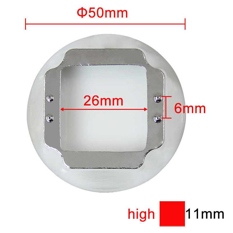 Линза светодиодной матрицы LED Lens 20-100W 60° 44mm 20w 30w 50w 70w 80w 100w - фото 5 - id-p224734750