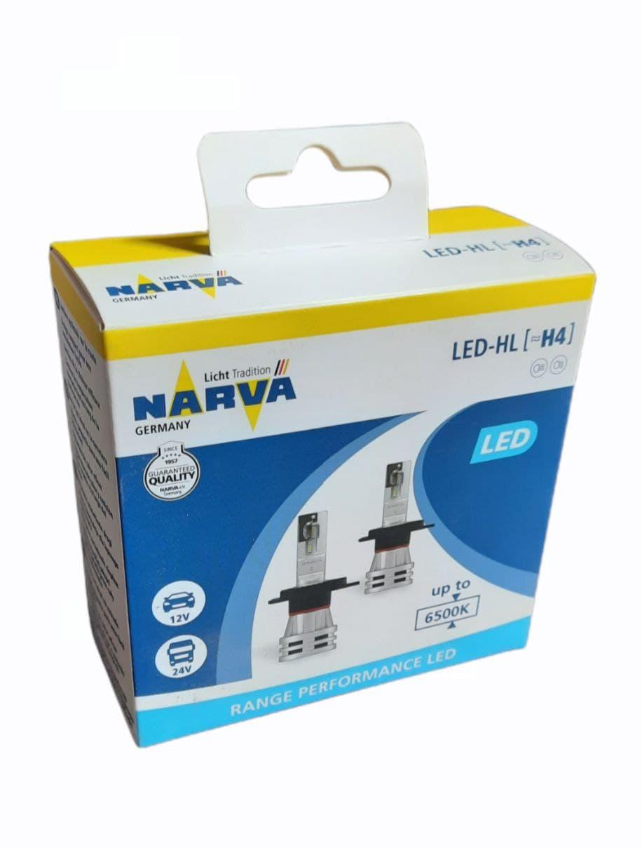 Лампи LED Narva H4 RANGE PERFORMANCE 12-24V 24W 6500K