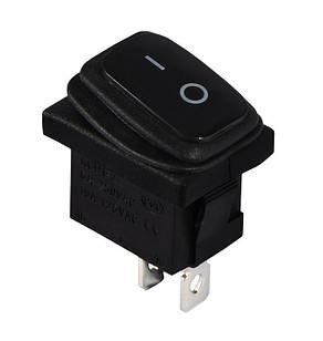 KCD1-2-101W B / B Перемикач 1 клав. (Чорний), захищений від вологи TNSy