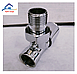 Кран з накидною гайкою кутовий вентільний CHROM SOLOMON 1/2" PN40, фото 4