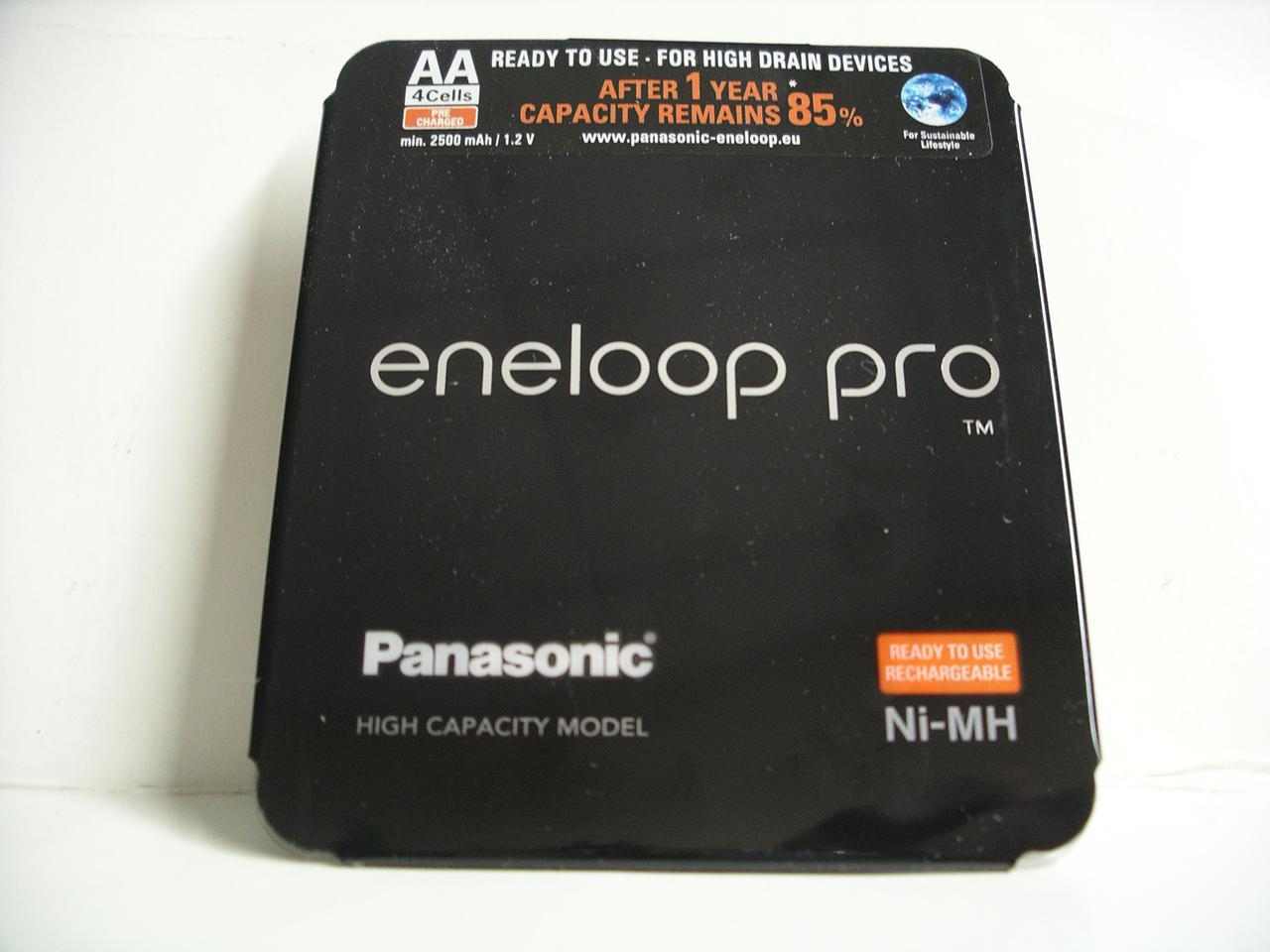 Аккумуляторы для фотовспышки АА Panasonic (Sanyo) Eneloop 2500 mAh BK-3HCDE - 4 шт. - фото 3 - id-p86278823