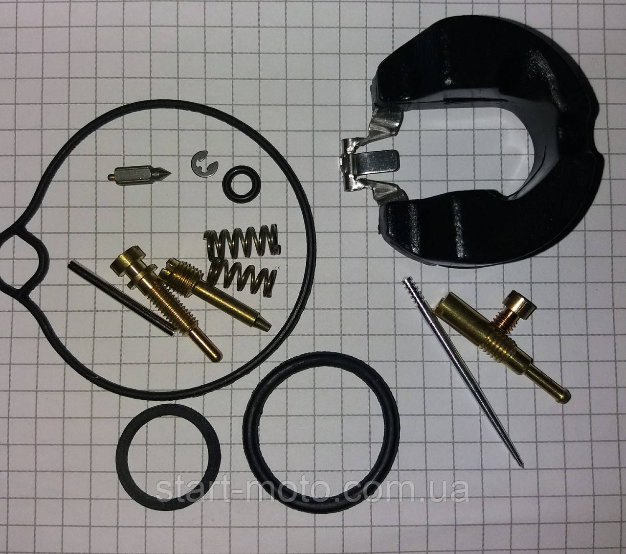 HONDA 50 ⁇ 80 FIT AF51 Ремкомплект карбюратора 15 деталей, фото 1