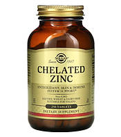 Цинк хелат Солгар Solgar Chelated Zinc 250 таб
