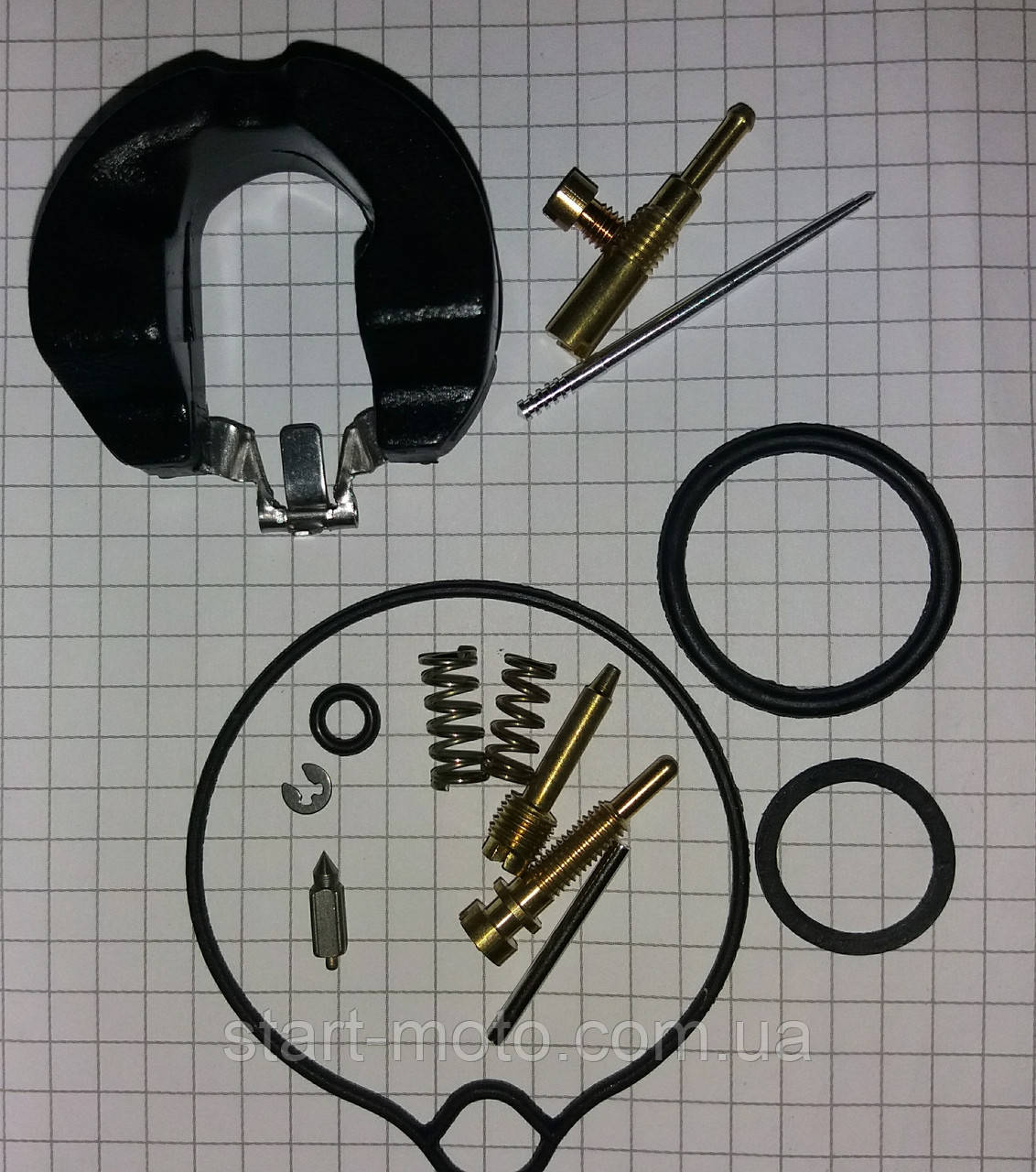 HONDA 50 ⁇ 80 LEAD AF48 Ремкомплект карбюратора 15 деталей, фото 1