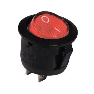 KCD1-5-101 R / B Перемикач 1 клав. круглий (червоний) TNSy