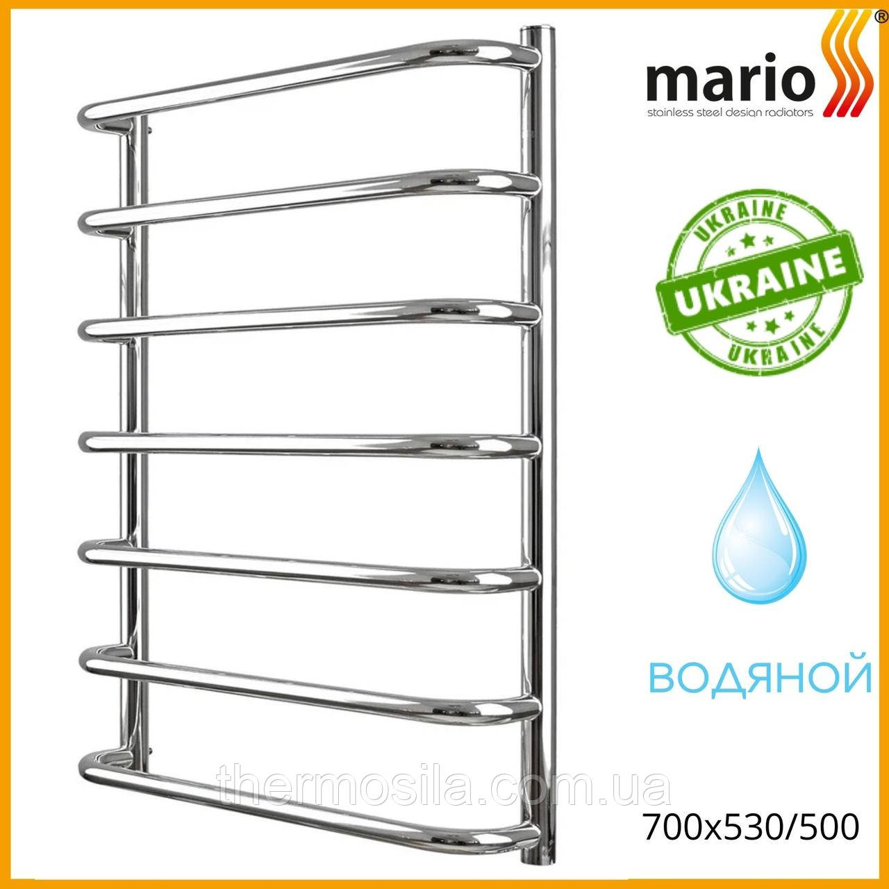 Полотенцесушитель водяній Стандарт 700х530/500 Mario