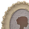 Фоторамка овальної форми кольору слонової кістки з декором у класичному стилі Mastercraft, фото 2