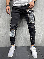 Чоловічі джинси чорні 2Y Premium 5969
