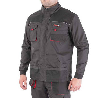 Куртка робоча 80 % поліестер, 20 % бавовна, щільність 260 г/м2, S INTERTOOL SP-3001