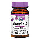 Bluebonnet Nutrition, вітамін A, 3000 мкг, 100 капсул