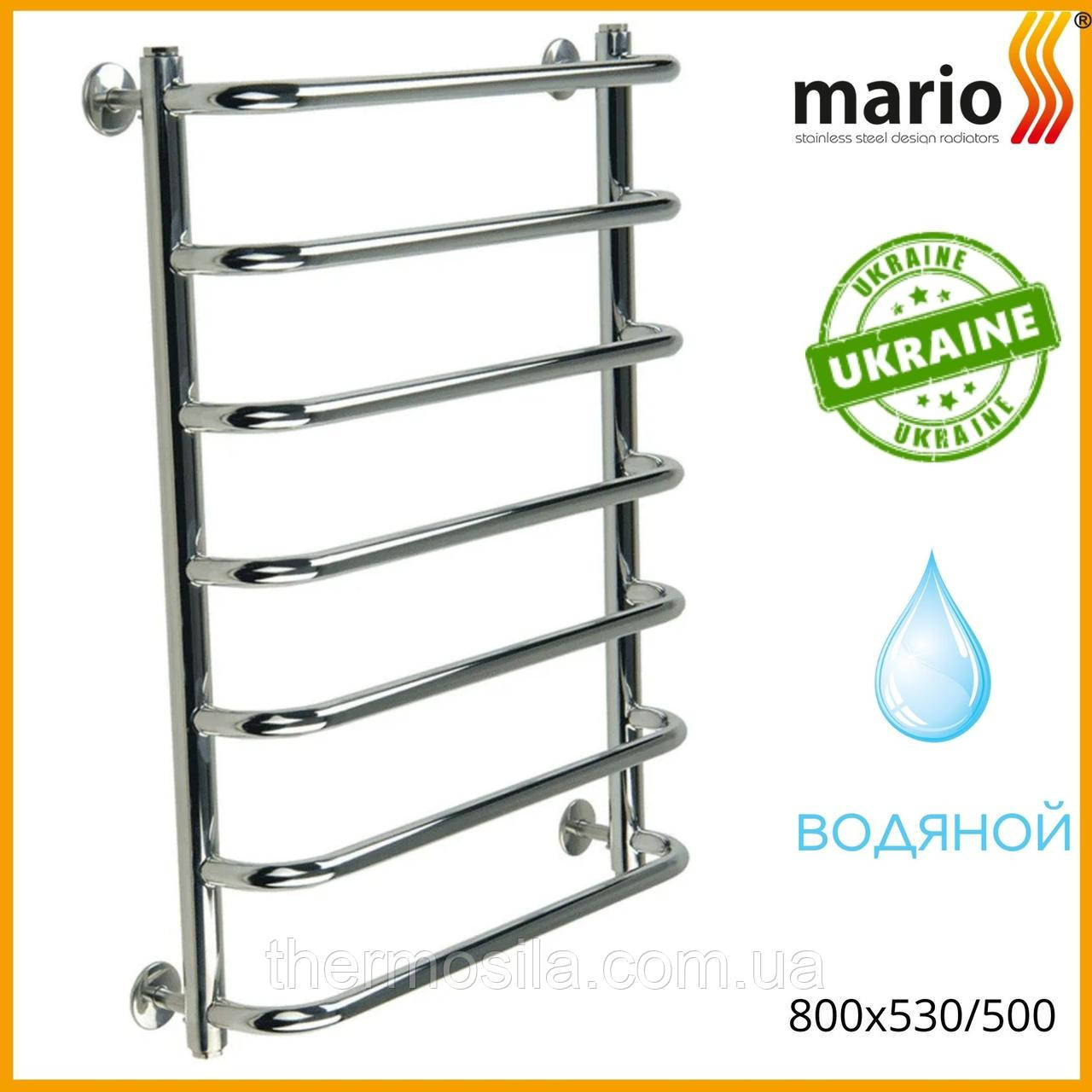 Полотенцесушитель водяній Стандарт 800х530/500 Mario