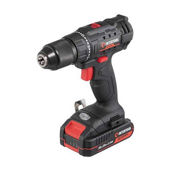 Акумуляторний дриль-шурупокрут INTERTOOL WT-0350 - потужний, Зручний інструмент для дому,Дриль-шурупокрут акумуляторний 20 В, Дрил