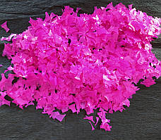 Аксесуари для свята конфеті мішура малиновий 100 грам