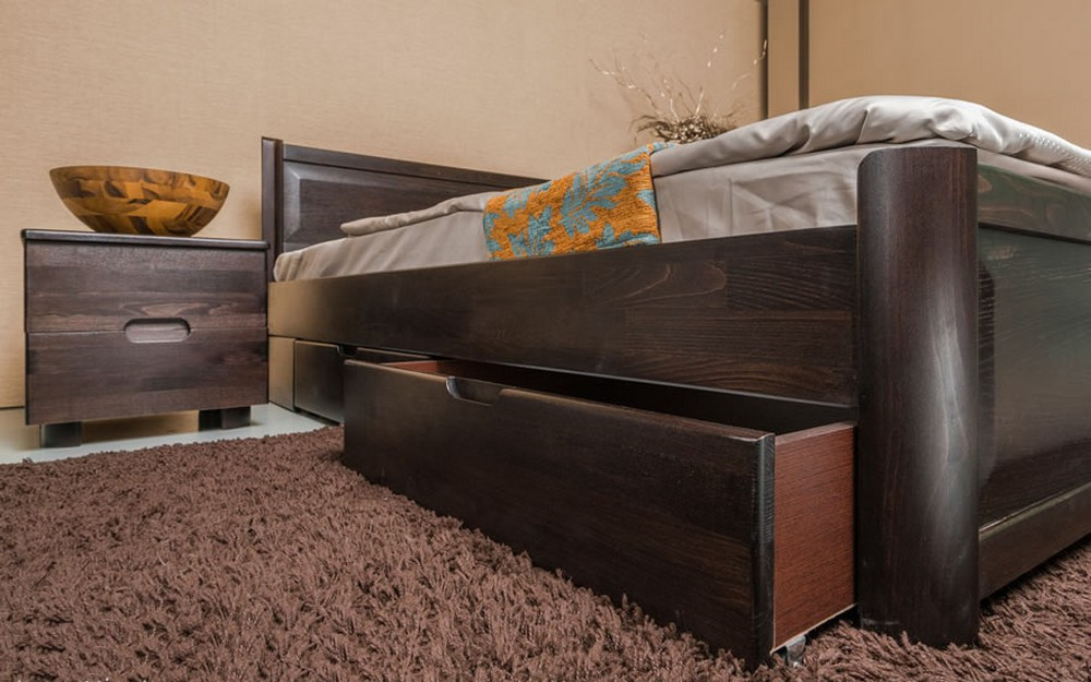 Кровать Марго филенка с ящиками ТМ Олимп - фото 4 - id-p1471858668