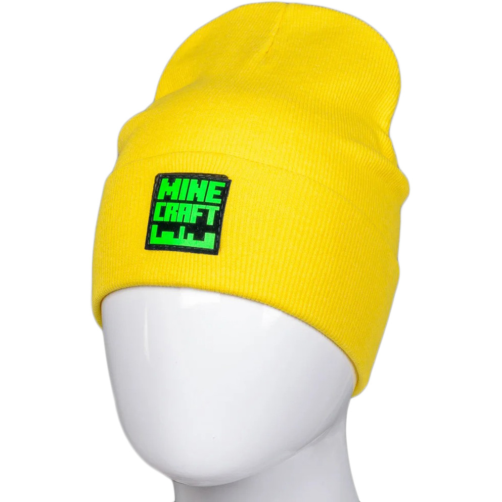 Трикотажна весняна бавовняна шапка Fero з логотипом, жовтий