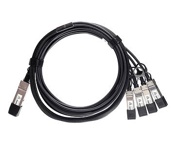 Кабель DAC QSFP28 100G to 4*SFP28 25G Passive Direct Attach Copper Twinax Cable 5m  Alistar