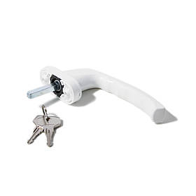 Ручка віконна з ключем Antey біла антидитина