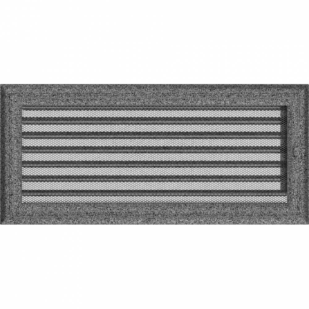 Решітка Oskar чорно-срібна з жалюзями 17x37, фото 1