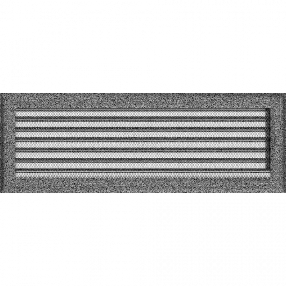 Решітка Oskar чорно-срібна з жалюзями 17x49