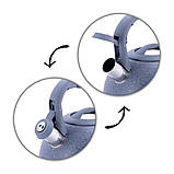 Чайник Kamille Чорний 3л з нержавіючої сталі зі свистком і для індукції і газу KM-1074, фото 2