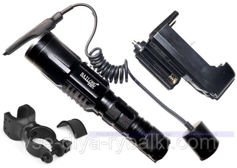 Акумуляторний підствольний Ліхтар BAILONG Police BL-Q01A (1000w) Діод Cree XR-E Q5