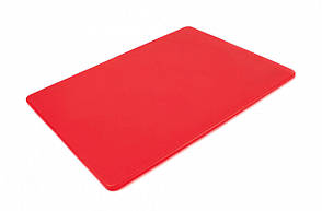 Дошка двостороння LDPE, 400x300x10 мм, червона "One Chef" Normak