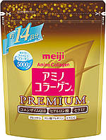 Meiji Premium Низкомолекулярный амино-коллаген с гиалуроновой кислотой и керамидами 98 г на 14 дней