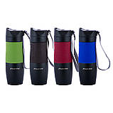 Термокружка з нержавіючої сталі Kamille KM-2067 480мл Коричневий Термокружка чоловіча Зручна термочашка, фото 6