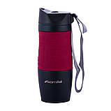 Термокружка Kamille KM-2052A 380мл Коричневий Термочашка з нержавіючої сталі Термокружка для кави та чаю, фото 7