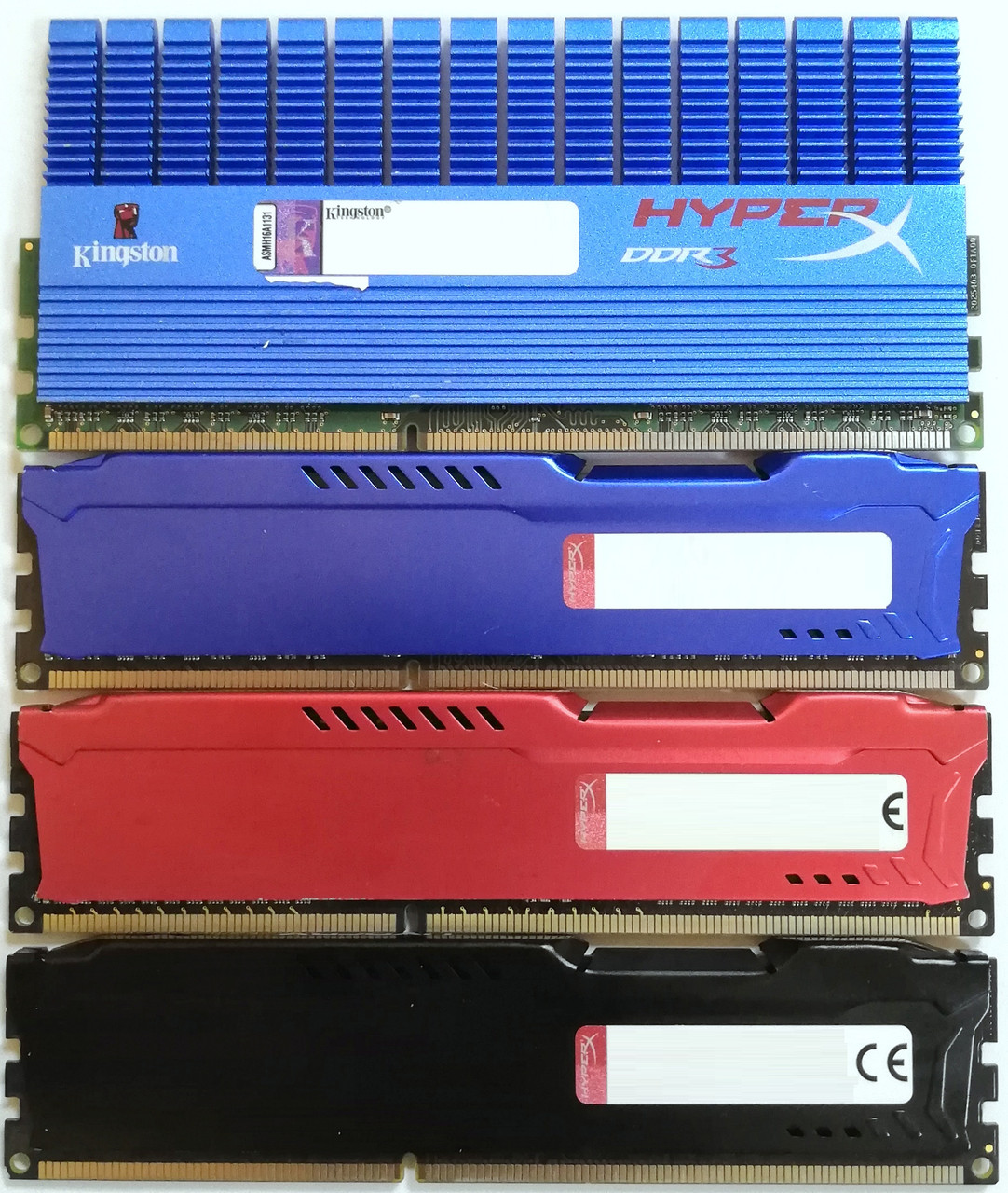 Ігрова оперативна пам'ять DIMM DDR3 4Gb 1333-1866MHz 10600-14900U CL9/11, Б/В Під ремонт і відновлення!