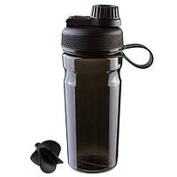 Пляшка для води Sport 600мл, чорна, шейкер SP600-3