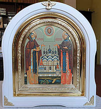 Ікона для дому Святі Петро і Февронія 26х29см