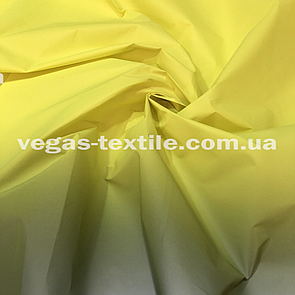 Плащова тканина світловідбивна рефлективна Омбре Жовтий
