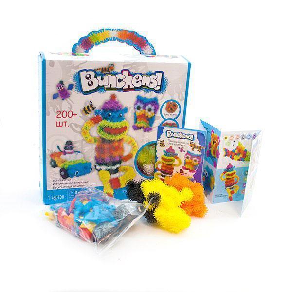 Конструктор липучка Bunchems Банчемс 200 деталей, фото 1