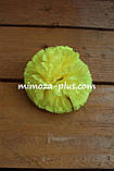 Штучні квіти — Гвоздика, насадка Ø 7,5 см Жовтий, фото 2