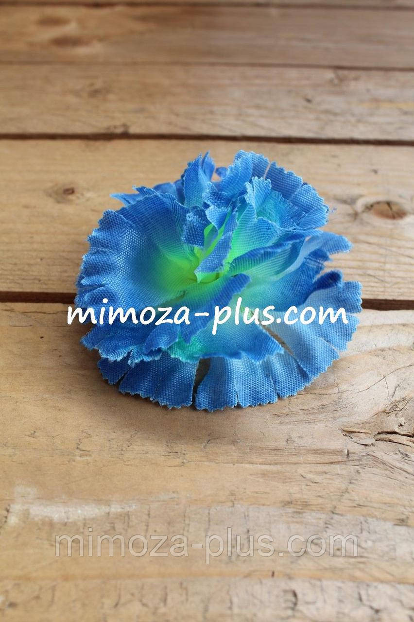 Штучні квіти — Гвоздика, насадка Ø 7,5 см Блакитний