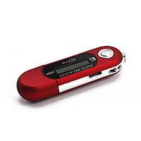 Мини MP3-плеер спортивного типа, USB-флешка 4 ГБ красный