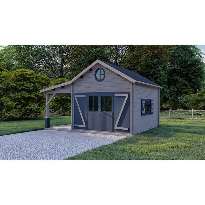 Сучасний красивий госпблок, сарай із дерева 5,5х4,5 м. від виробника Modern barn - 108
