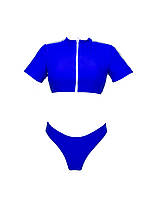 Костюм-купальник женский спортивный для плавания Arena F18060 синий