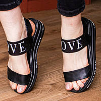 Жіночі сандалії Fashion Luna 1824 36 розмір 23,5 см Чорний