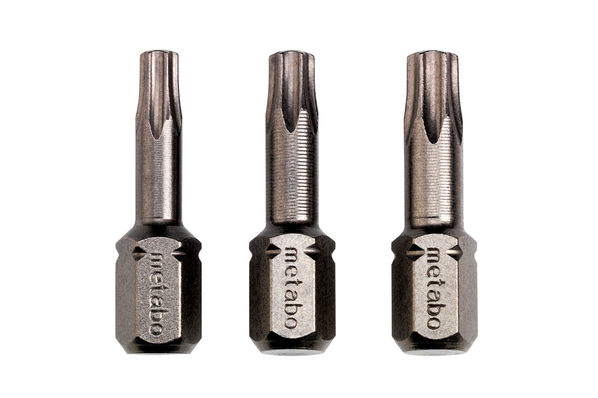 Набір біт Torx Metabo Torsion T 15/20/25 х 25 мм