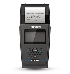 Тестер автомобільного акумулятора TOPDON BT500P з принтером, 12/24 В