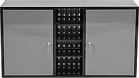 Шкаф настенный для мастерской VOREL 1125 х 265 х 630 мм с лакированной жести 0.8-1 мм
