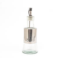 Бутылка для хранения масла и уксуса | стеклянная емкость с дозатором | 18.5x6.5см