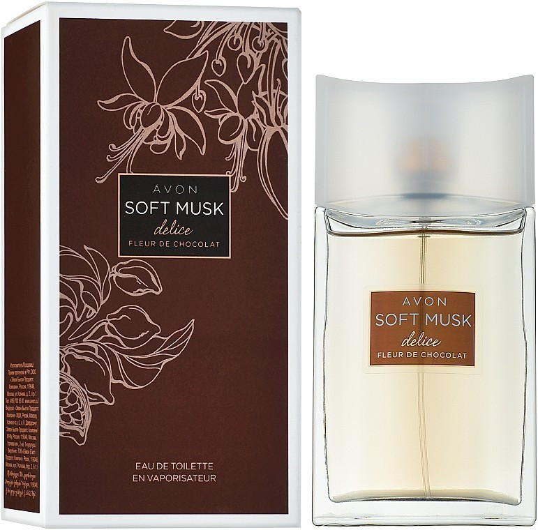 Туалетна вода для жінок Soft Musk Delice з ароматом шоколаду,50 мл